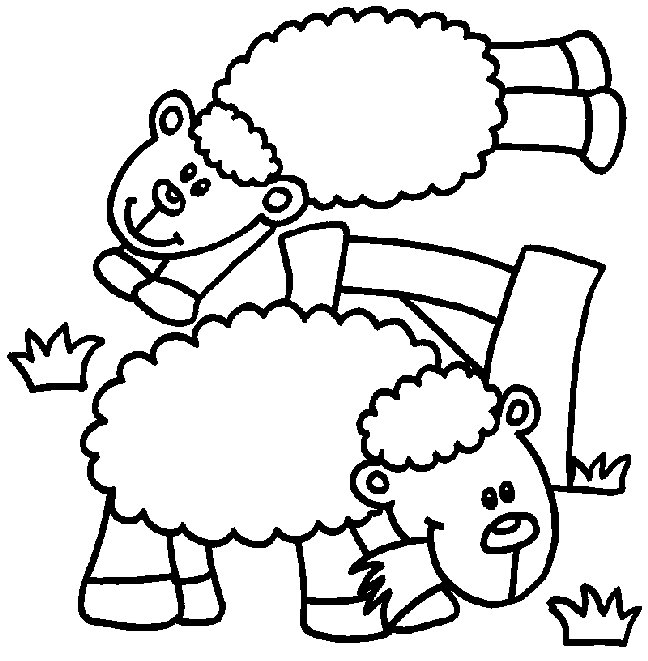着色页: 羊 (动物) #11420 - 免费可打印着色页