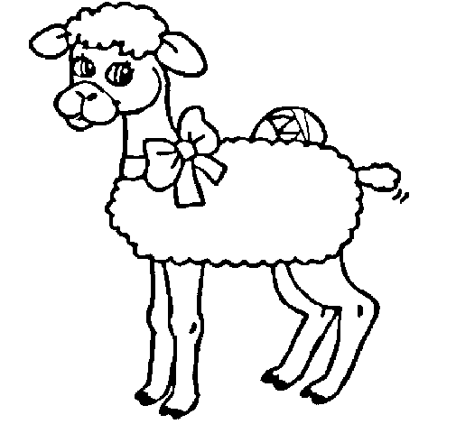 着色页: 羊 (动物) #11466 - 免费可打印着色页