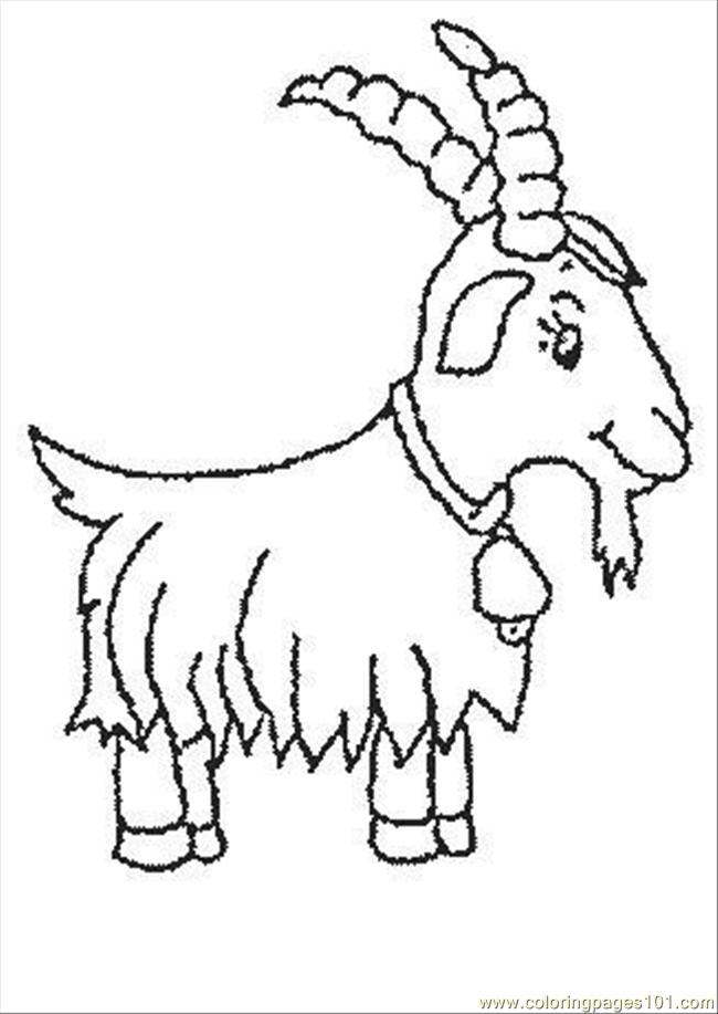 着色页: 羊 (动物) #11486 - 免费可打印着色页