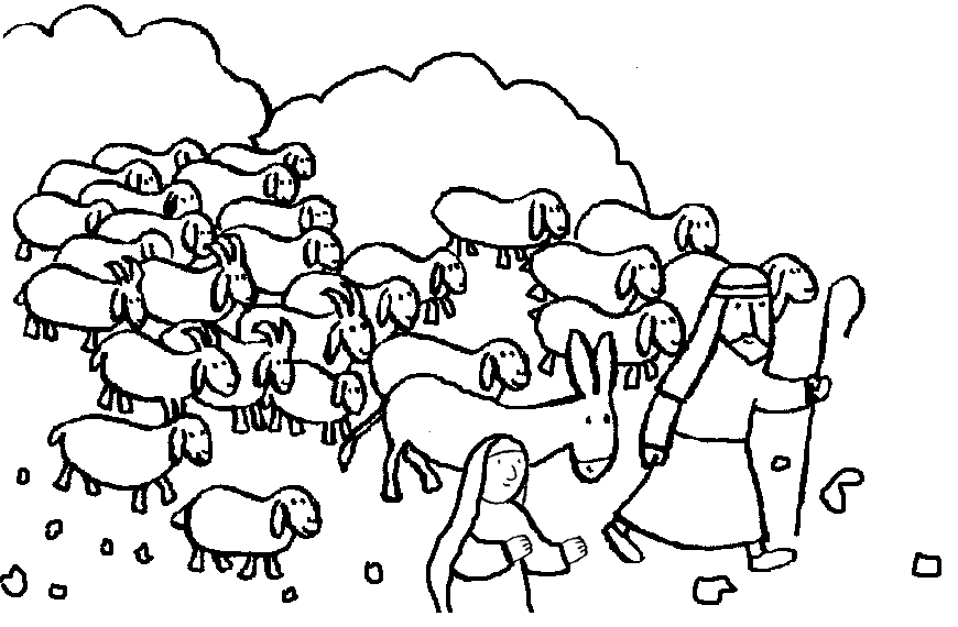 着色页: 羊 (动物) #11490 - 免费可打印着色页