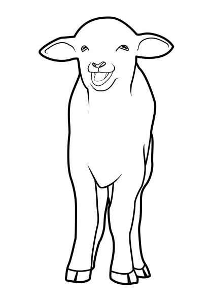 着色页: 羊 (动物) #11496 - 免费可打印着色页