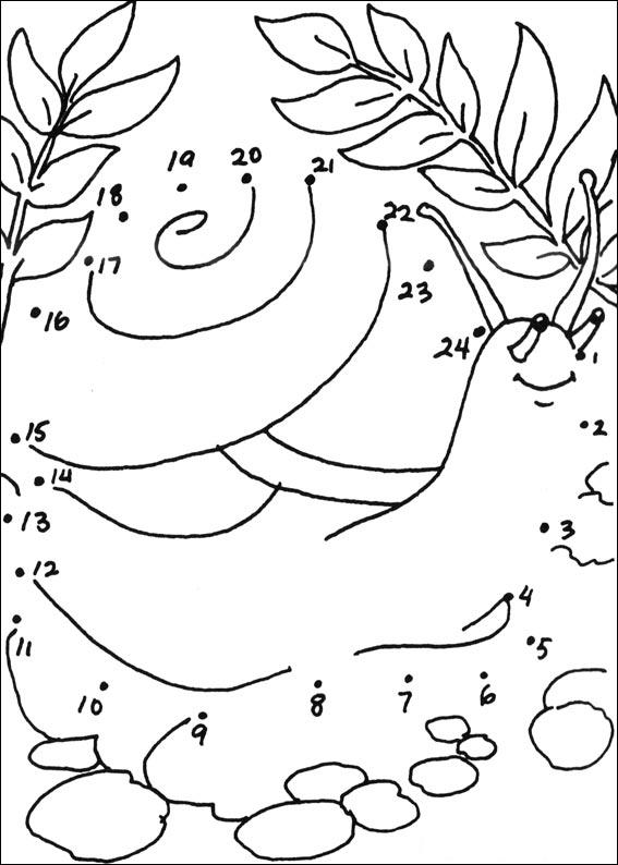 着色页: 蜗牛 (动物) #6551 - 免费可打印着色页
