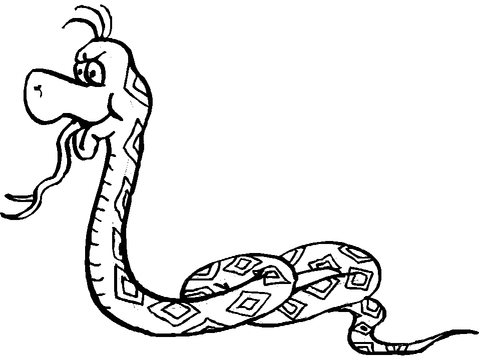 着色页: 蛇 (动物) #14354 - 免费可打印着色页