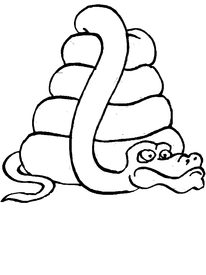 着色页: 蛇 (动物) #14402 - 免费可打印着色页