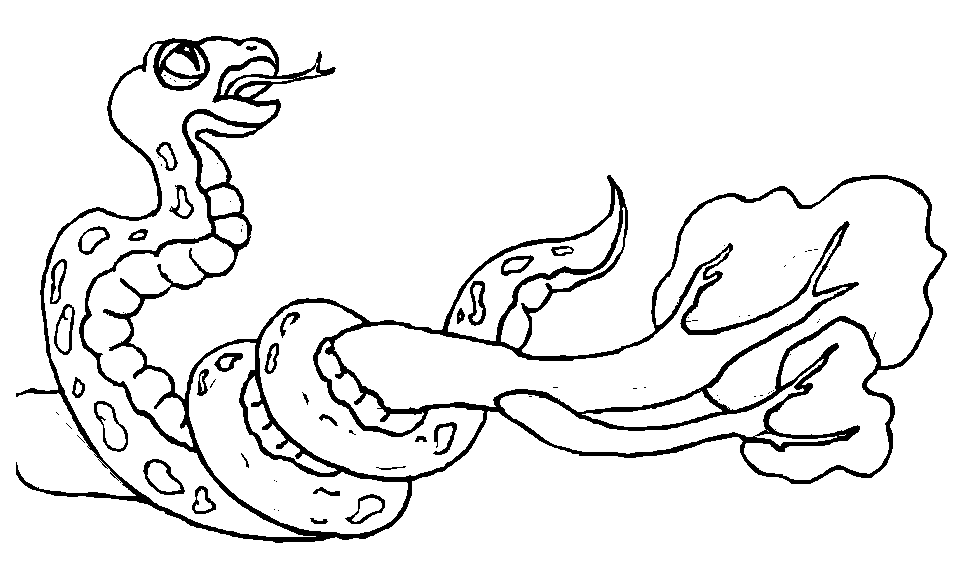 着色页: 蛇 (动物) #14502 - 免费可打印着色页