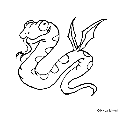 着色页: 蛇 (动物) #14515 - 免费可打印着色页
