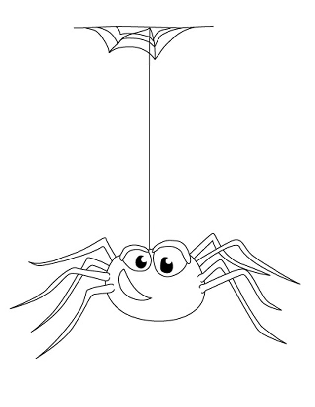 着色页: 蜘蛛 (动物) #575 - 免费可打印着色页