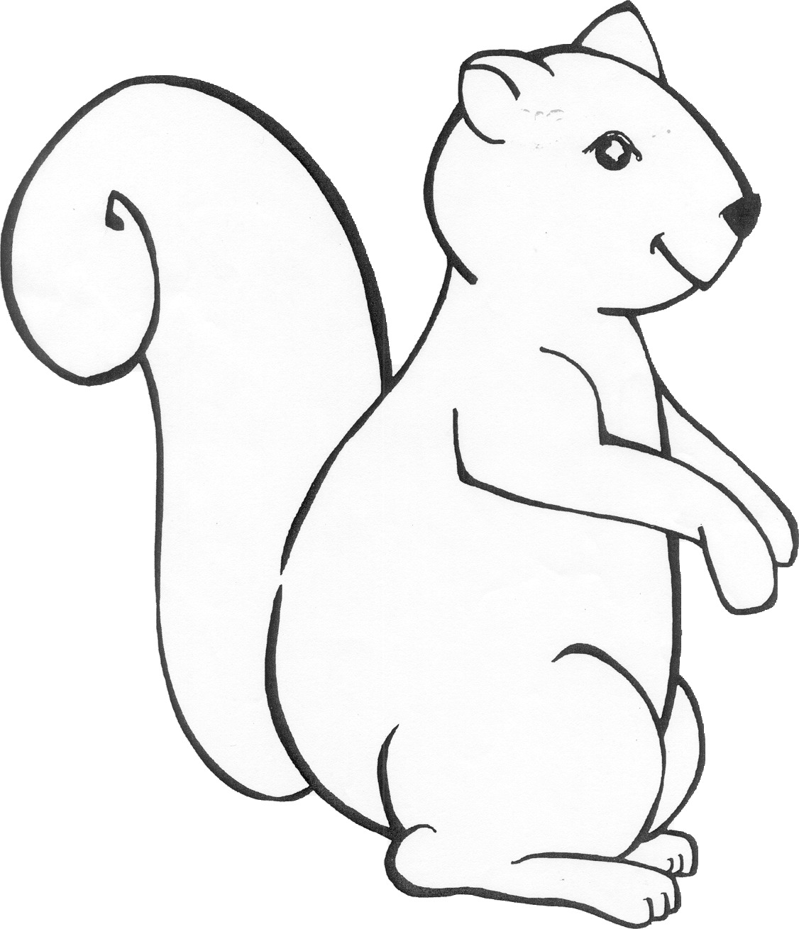 着色页: 松鼠 (动物) #6139 - 免费可打印着色页