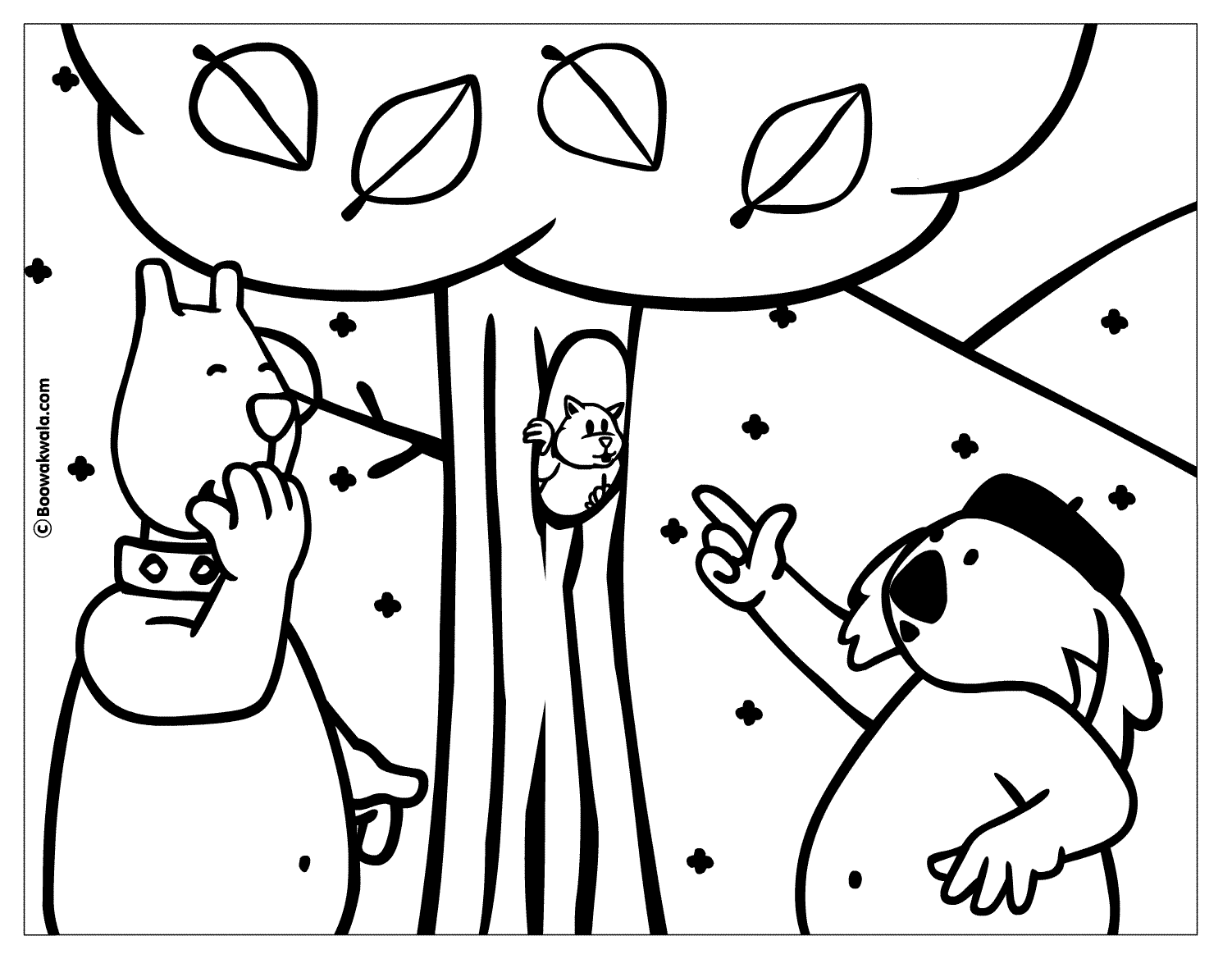 着色页: 松鼠 (动物) #6170 - 免费可打印着色页