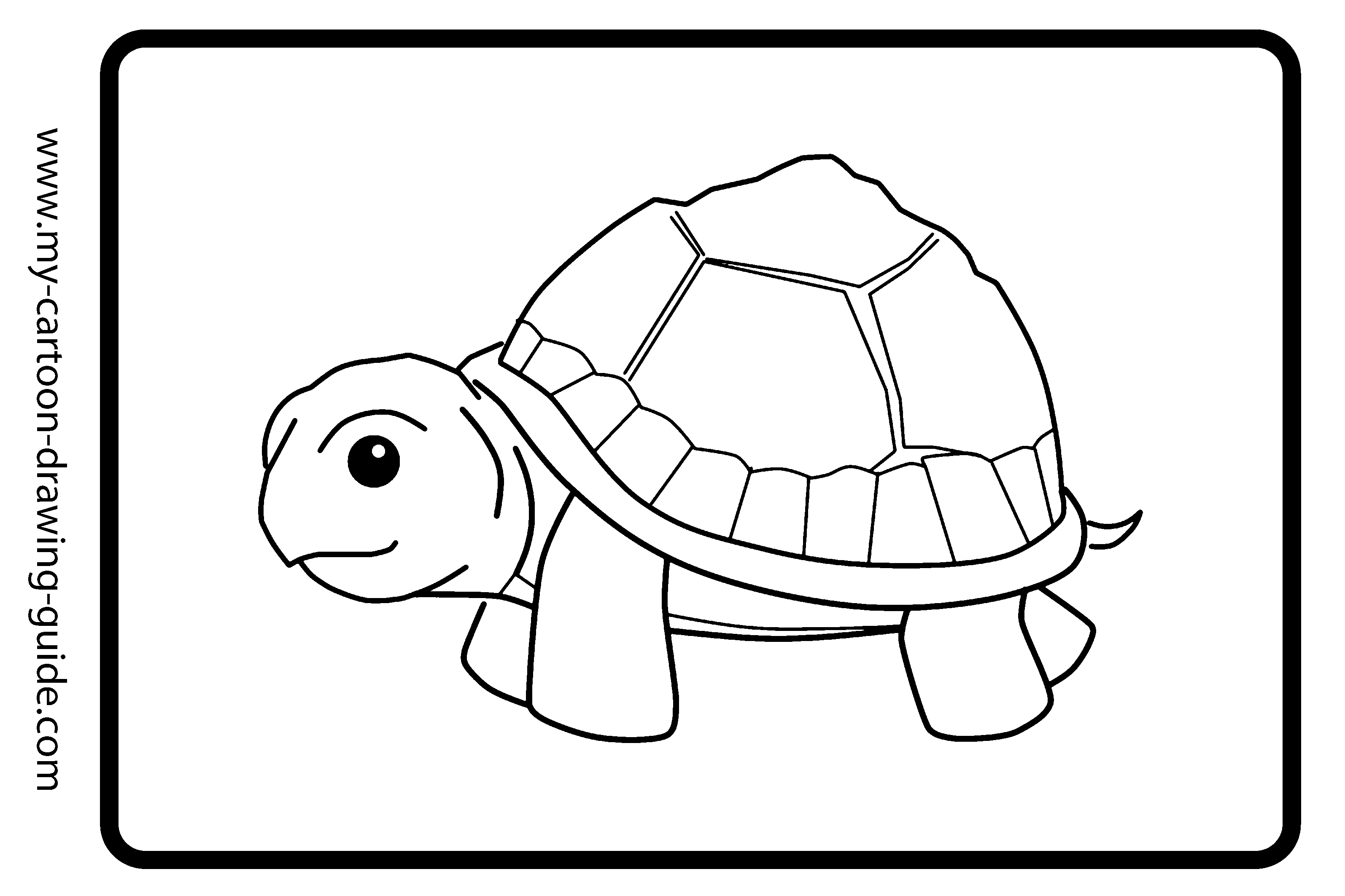 着色页: 龟 (动物) #13466 - 免费可打印着色页