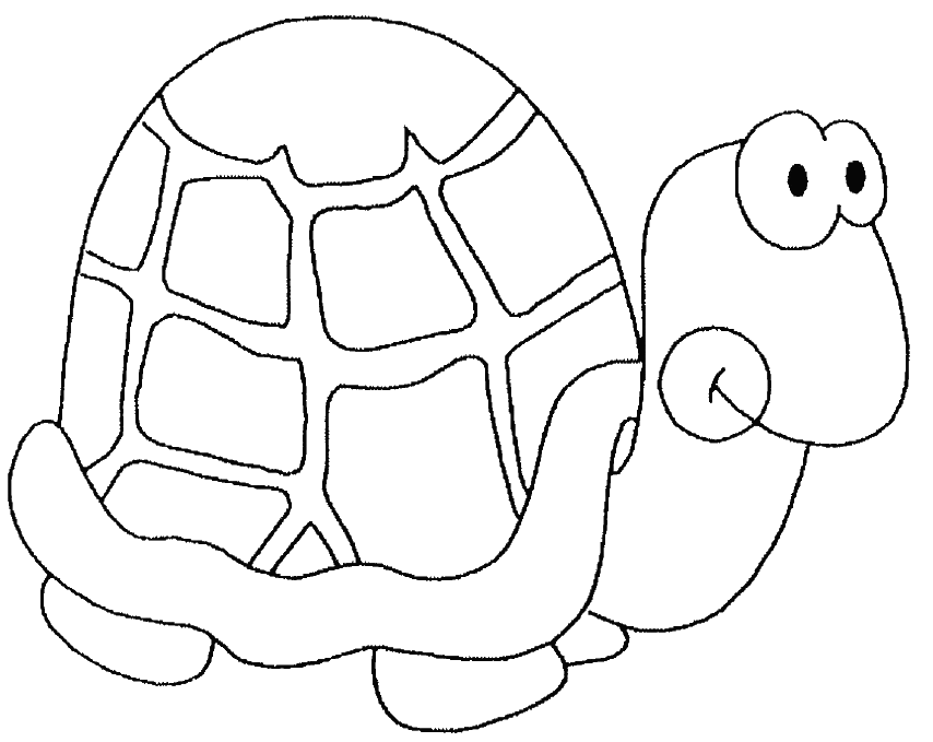 着色页: 龟 (动物) #13504 - 免费可打印着色页