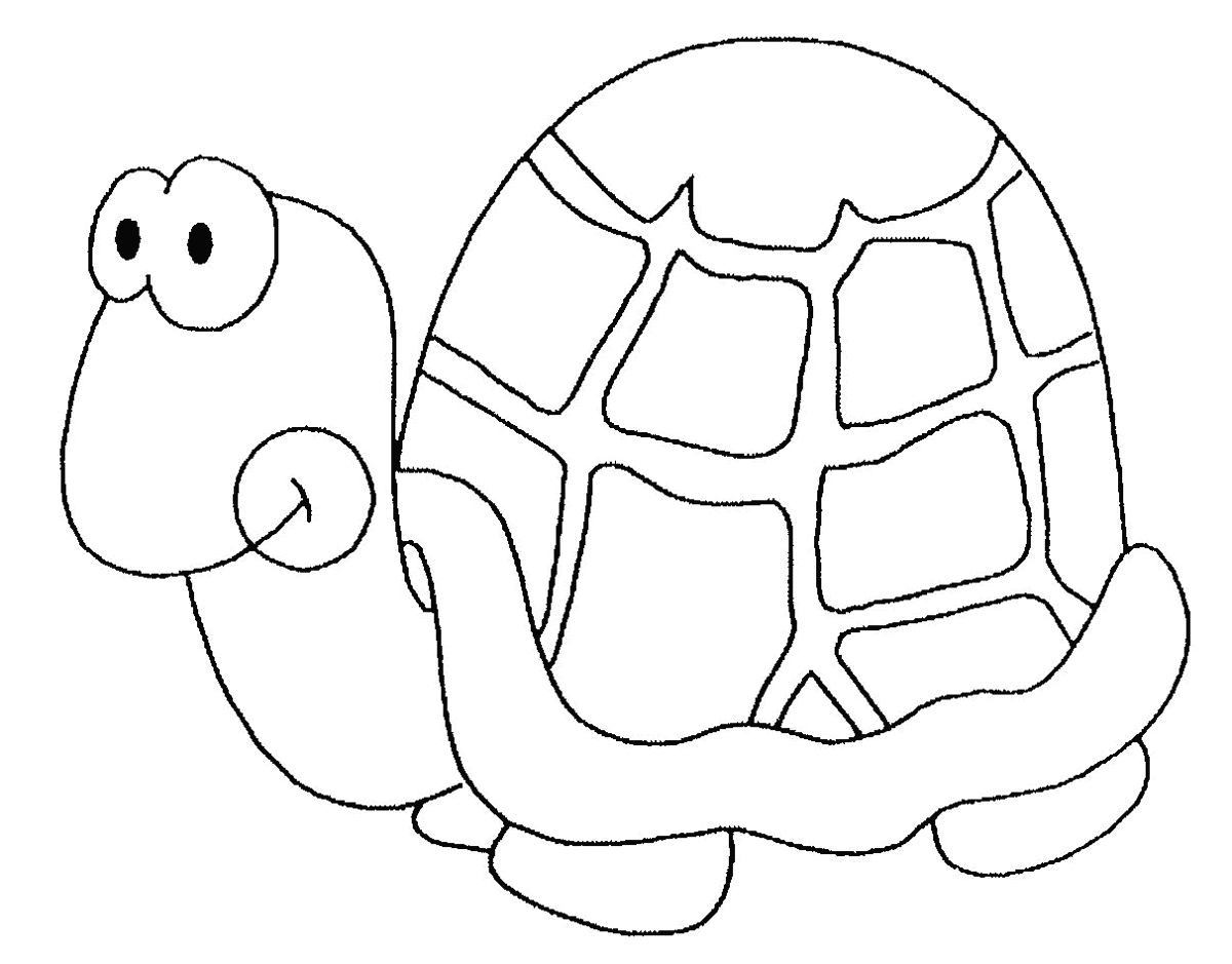 着色页: 龟 (动物) #13509 - 免费可打印着色页