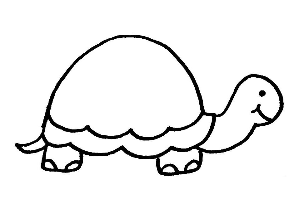 着色页: 龟 (动物) #13527 - 免费可打印着色页