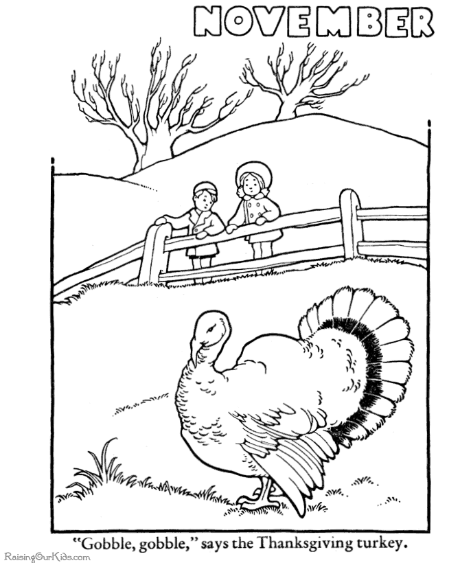 着色页: 火鸡 (动物) #5413 - 免费可打印着色页