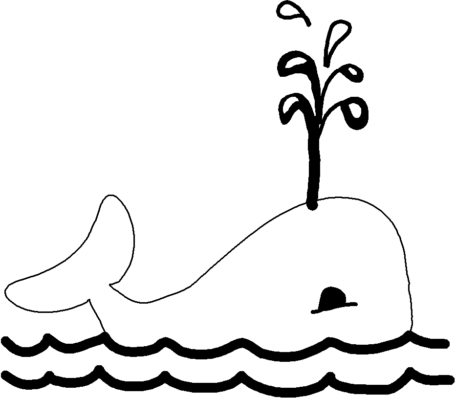 着色页: 鲸 (动物) #868 - 免费可打印着色页