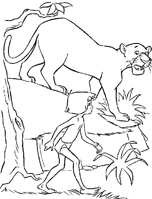 着色页: 野生/丛林动物 (动物) #21116 - 免费可打印着色页