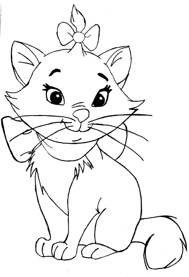 着色页: 贵族猫 (动画电影) #26896 - 免费可打印着色页