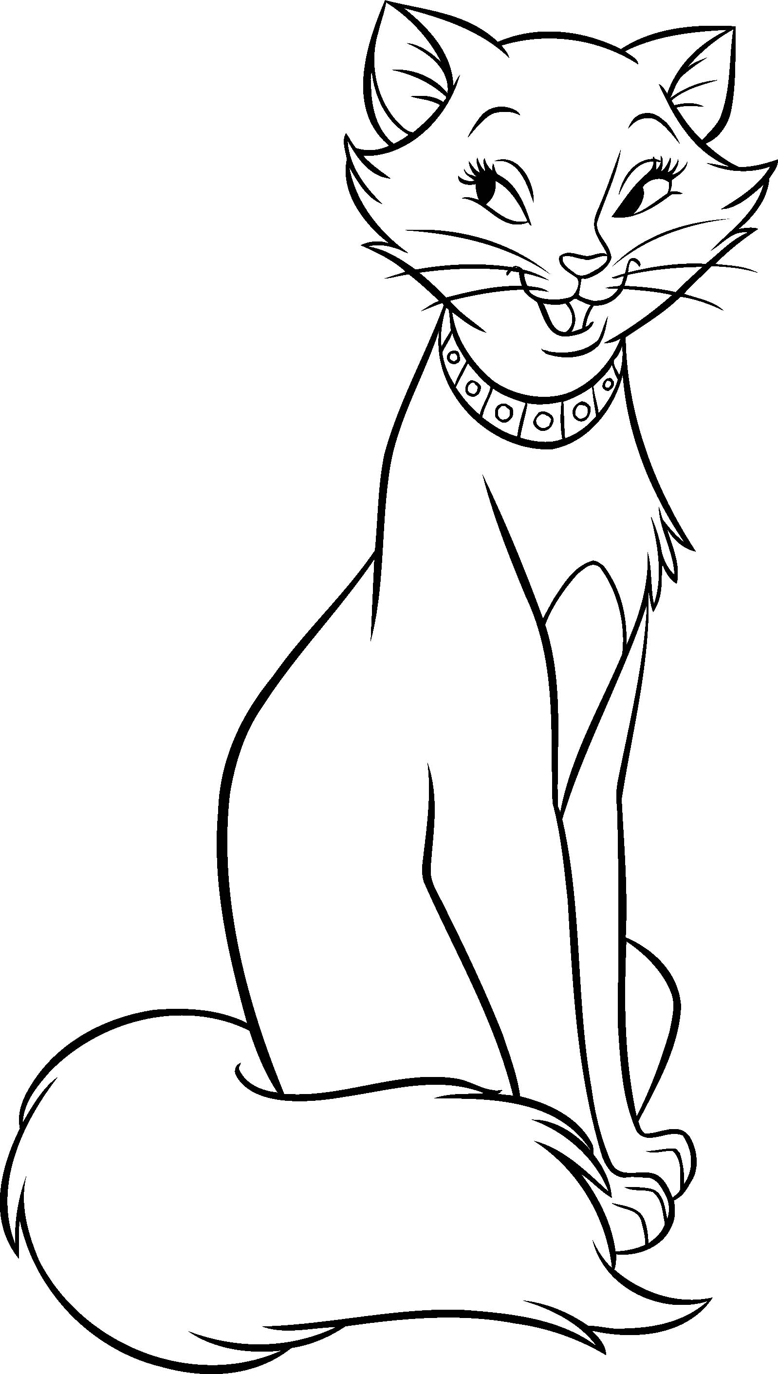 着色页: 贵族猫 (动画电影) #26945 - 免费可打印着色页