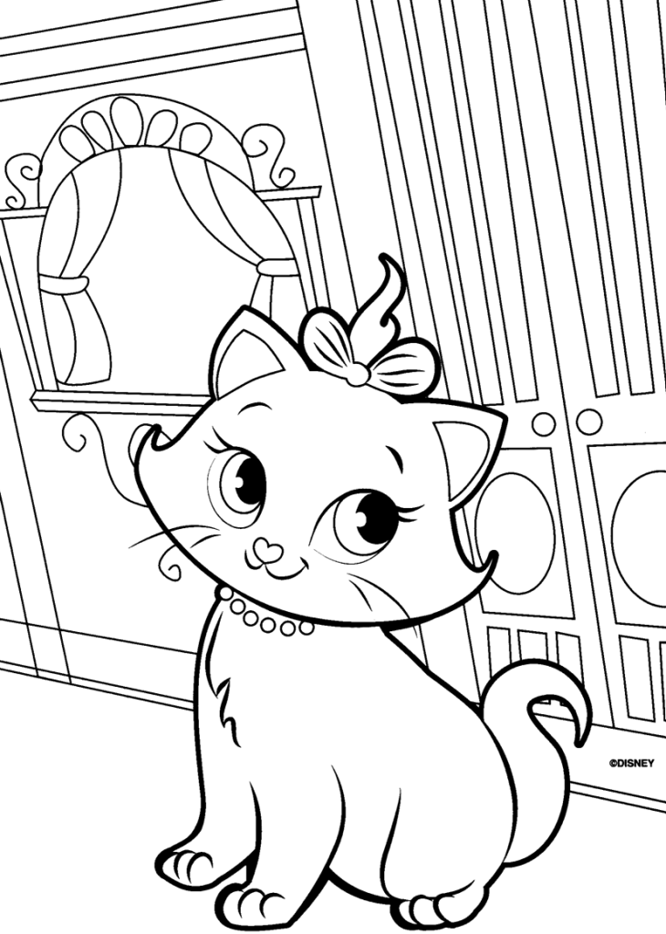 着色页: 贵族猫 (动画电影) #26952 - 免费可打印着色页