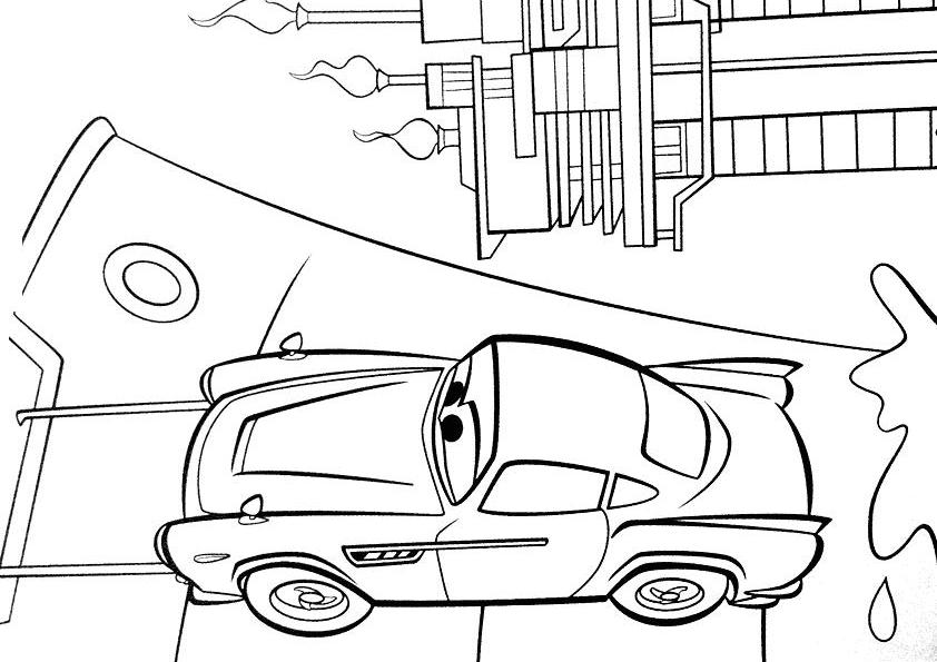 着色页: 汽车 (动画电影) #132568 - 免费可打印着色页