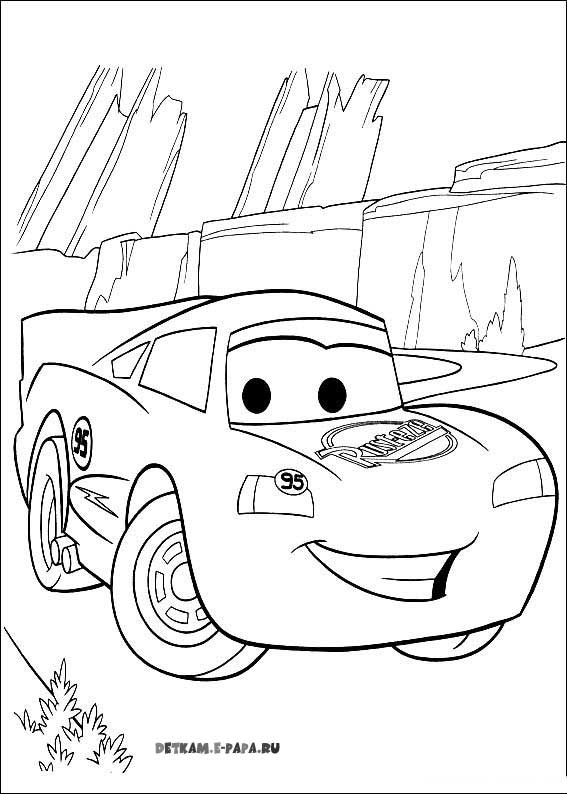 着色页: 汽车 (动画电影) #132615 - 免费可打印着色页