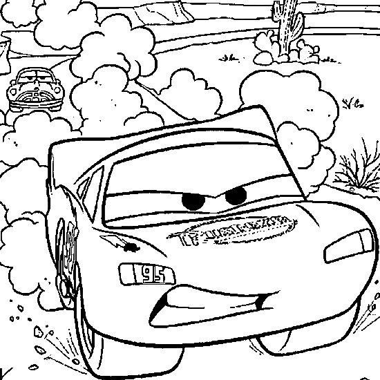 着色页: 汽车 (动画电影) #132617 - 免费可打印着色页