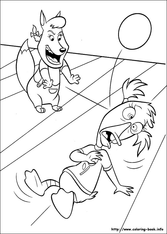 着色页: 小鸡 (动画电影) #72924 - 免费可打印着色页