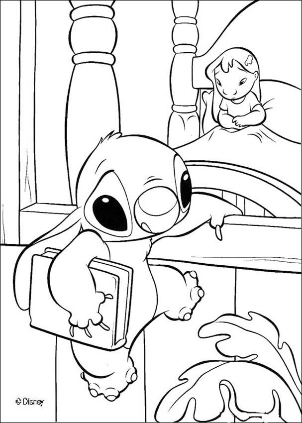 着色页: Lilo & Stitch (动画电影) #45024 - 免费可打印着色页