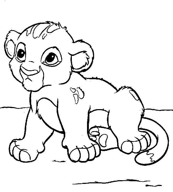 着色页: 狮子王 (动画电影) #73634 - 免费可打印着色页