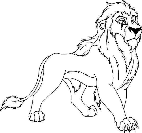 着色页: 狮子王 (动画电影) #73874 - 免费可打印着色页