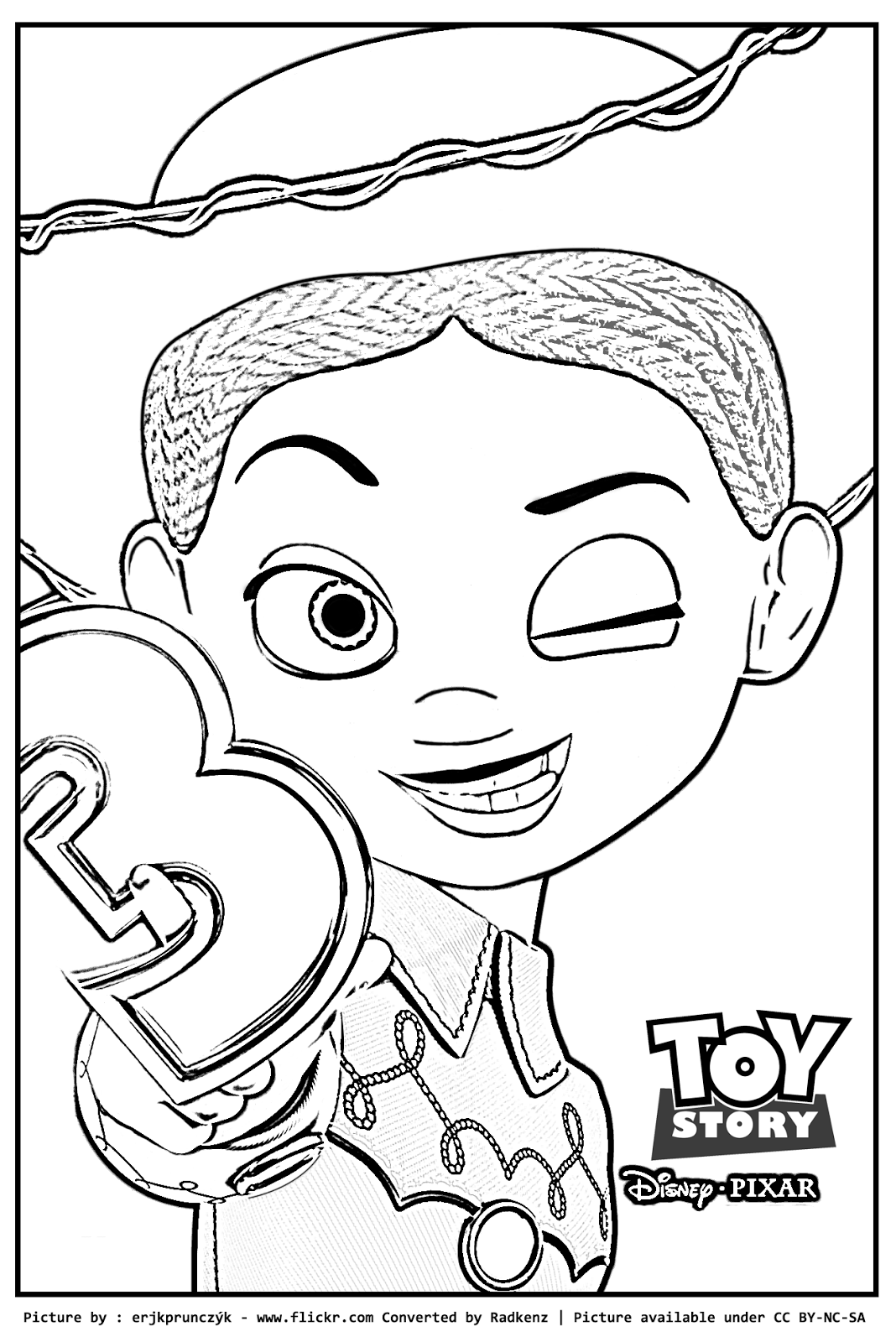 着色页: 玩具总动员 (动画电影) #72552 - 免费可打印着色页