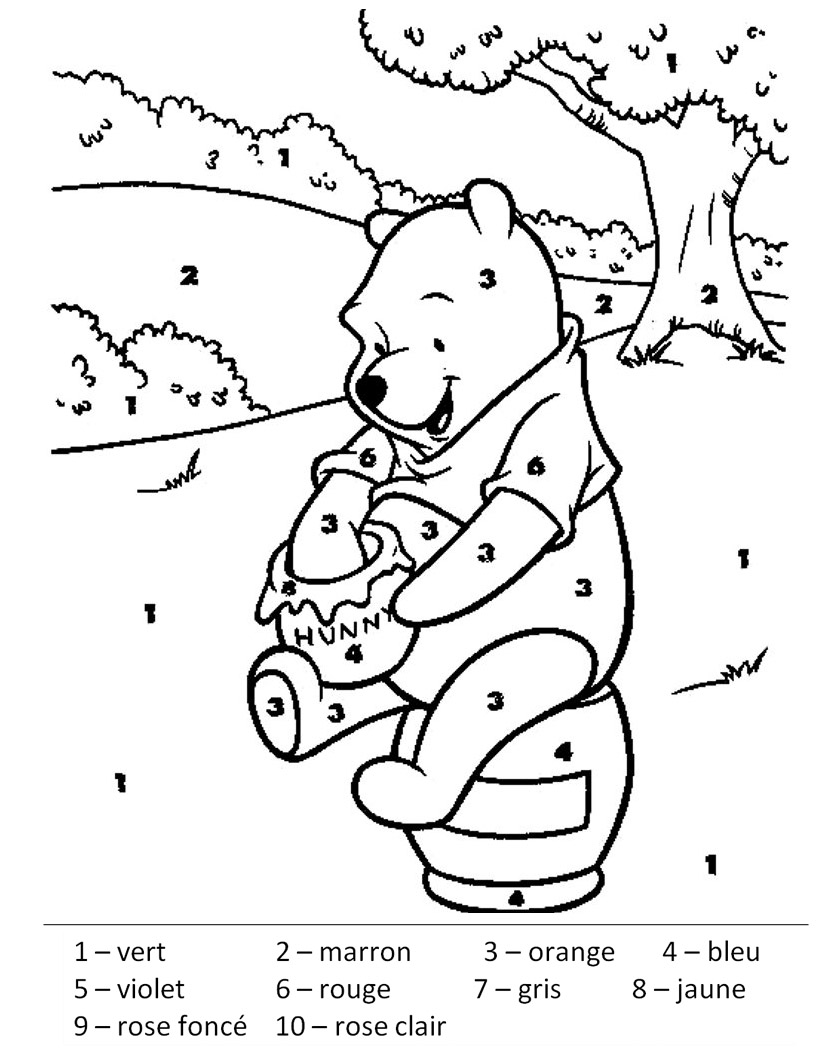 着色页: 维尼熊 (动画电影) #28616 - 免费可打印着色页