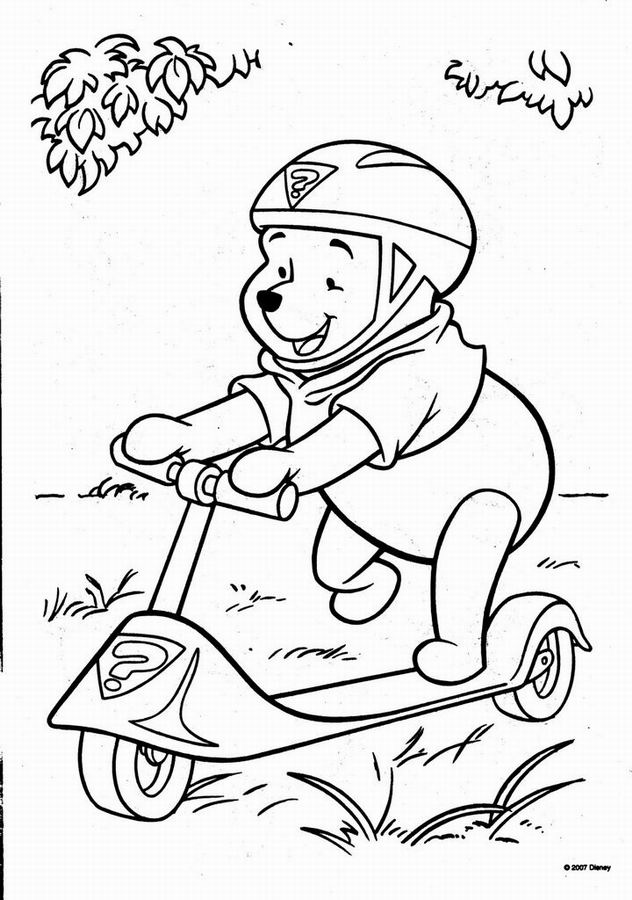 着色页: 维尼熊 (动画电影) #28631 - 免费可打印着色页