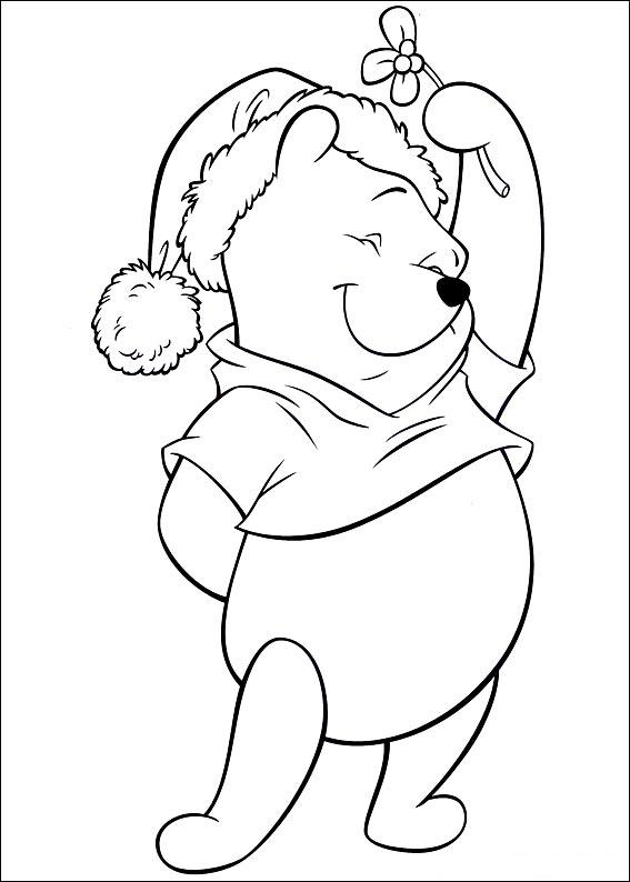 着色页: 维尼熊 (动画电影) #28948 - 免费可打印着色页