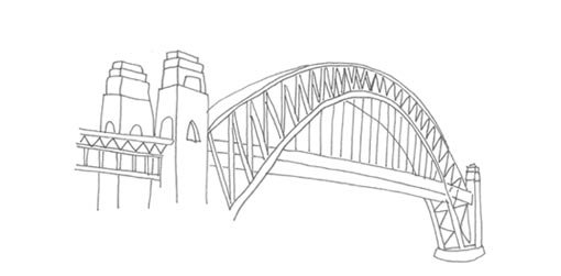 着色页: 桥 (建筑和建筑) #62978 - 免费可打印着色页
