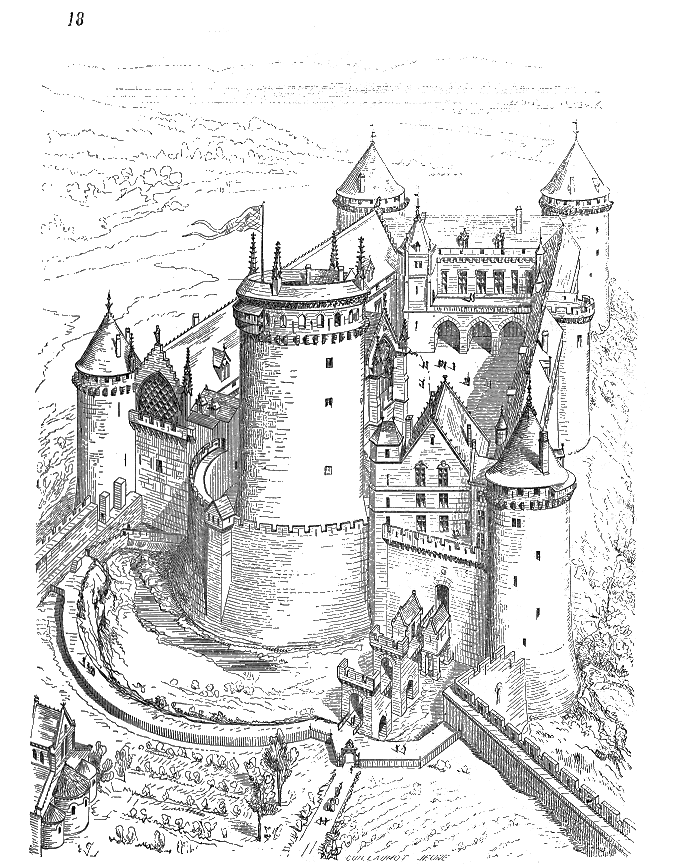 着色页: 城堡 (建筑和建筑) #62161 - 免费可打印着色页