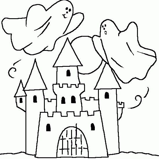 着色页: 城堡 (建筑和建筑) #62175 - 免费可打印着色页