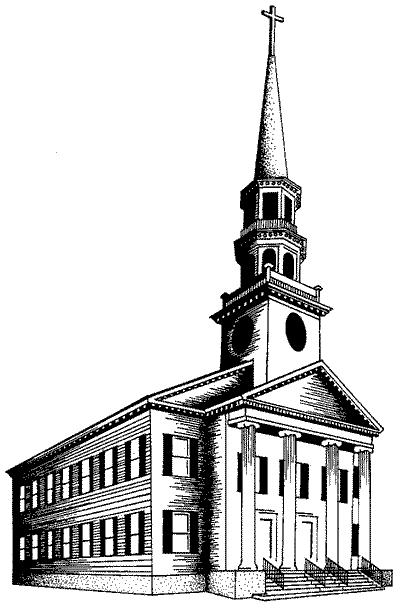 着色页: 教会 (建筑和建筑) #64341 - 免费可打印着色页