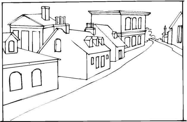 着色页: 房子 (建筑和建筑) #64765 - 免费可打印着色页