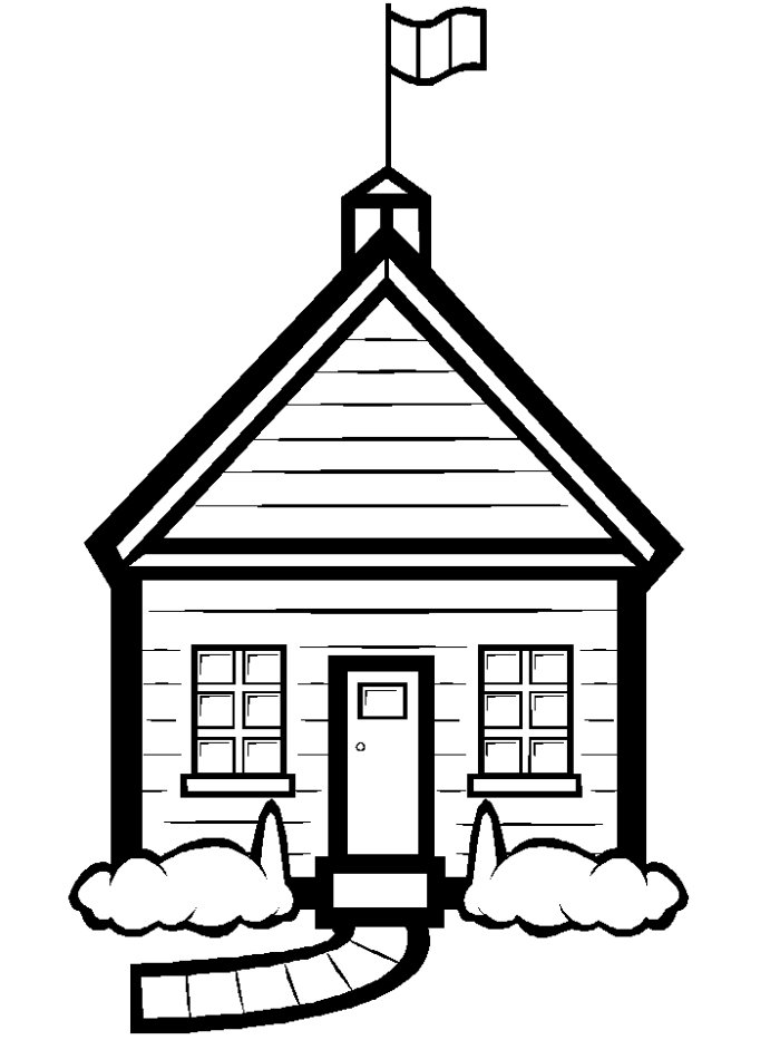 着色页: 房子 (建筑和建筑) #64793 - 免费可打印着色页