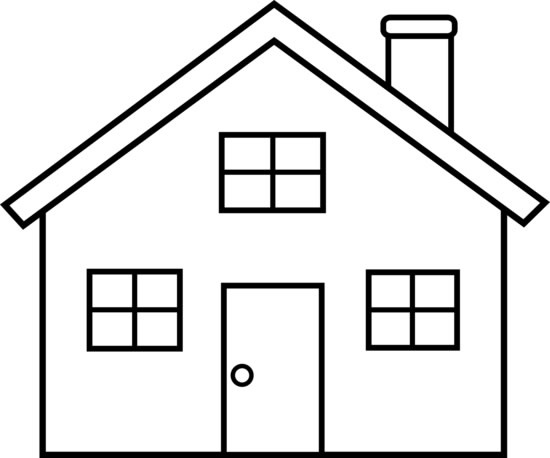 着色页: 房子 (建筑和建筑) #66457 - 免费可打印着色页
