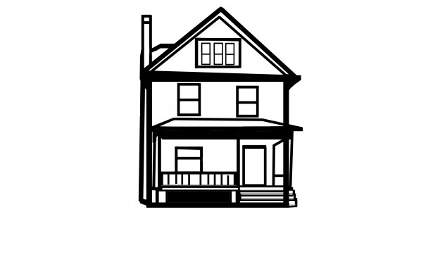 着色页: 房子 (建筑和建筑) #66464 - 免费可打印着色页