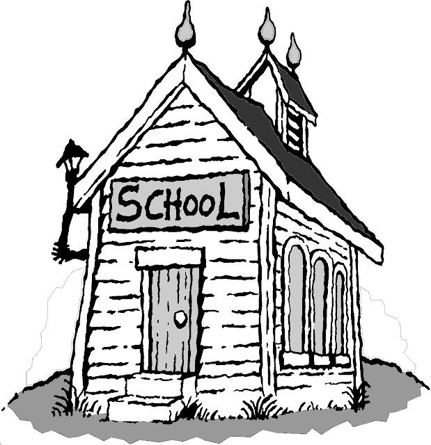 着色页: 学校 (建筑和建筑) #66813 - 免费可打印着色页