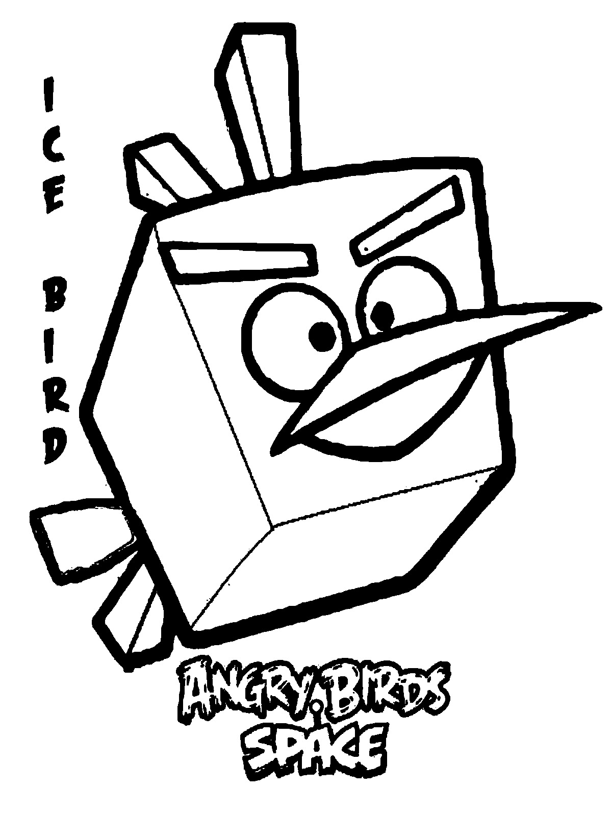 着色页: 愤怒的小鸟 (动画片) #25084 - 免费可打印着色页