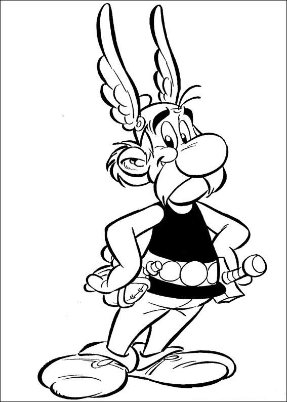 着色页: Asterix 和 Obelix (动画片) #24377 - 免费可打印着色页