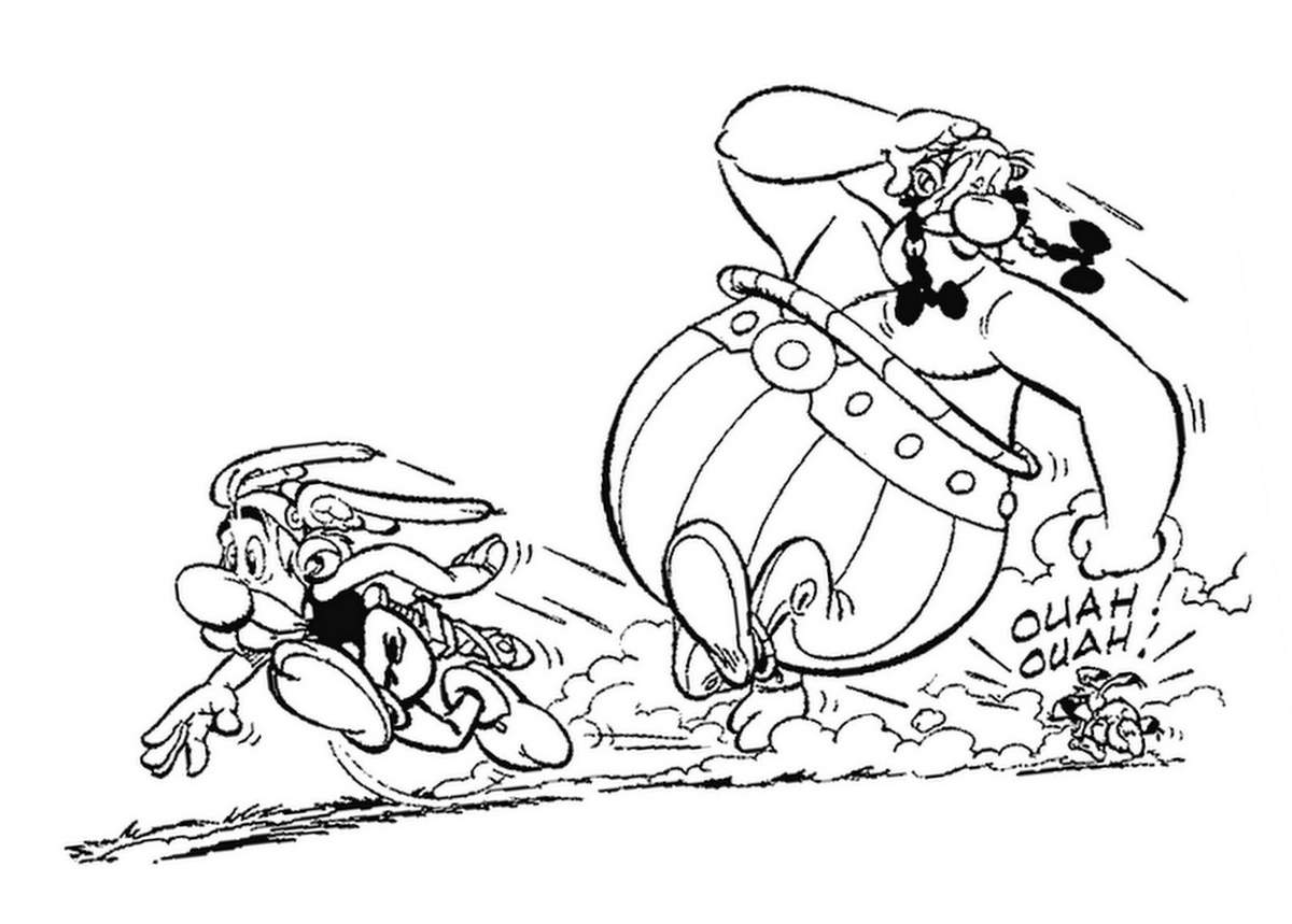 着色页: Asterix 和 Obelix (动画片) #24401 - 免费可打印着色页
