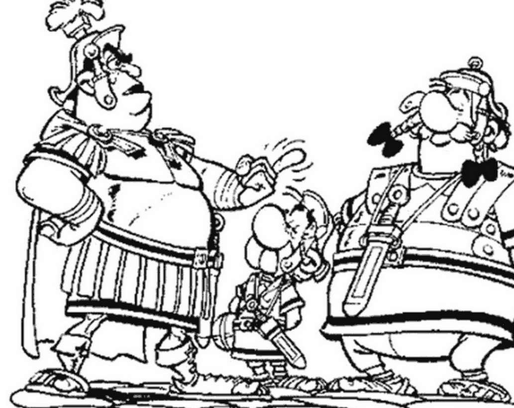着色页: Asterix 和 Obelix (动画片) #24511 - 免费可打印着色页
