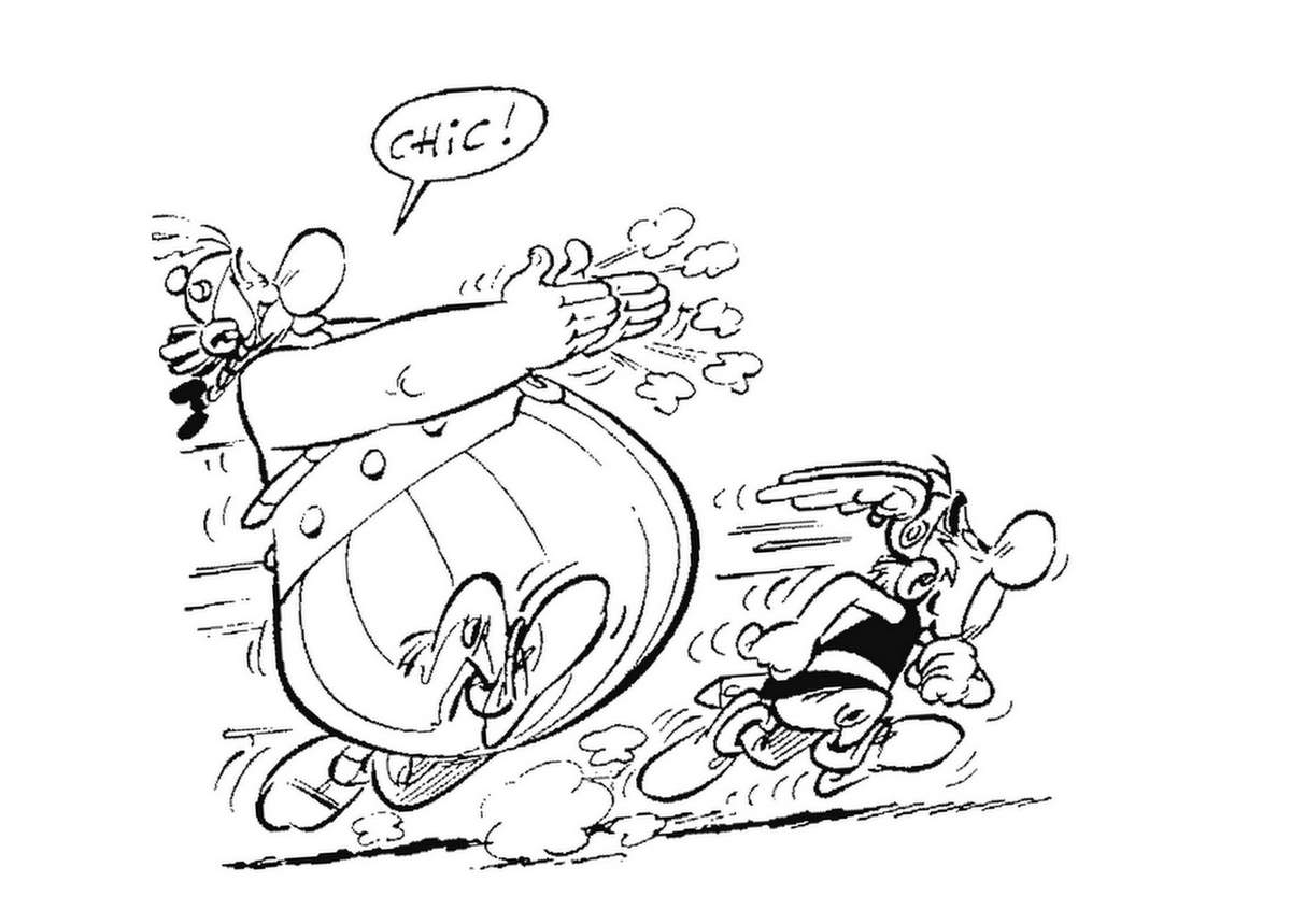 着色页: Asterix 和 Obelix (动画片) #24516 - 免费可打印着色页
