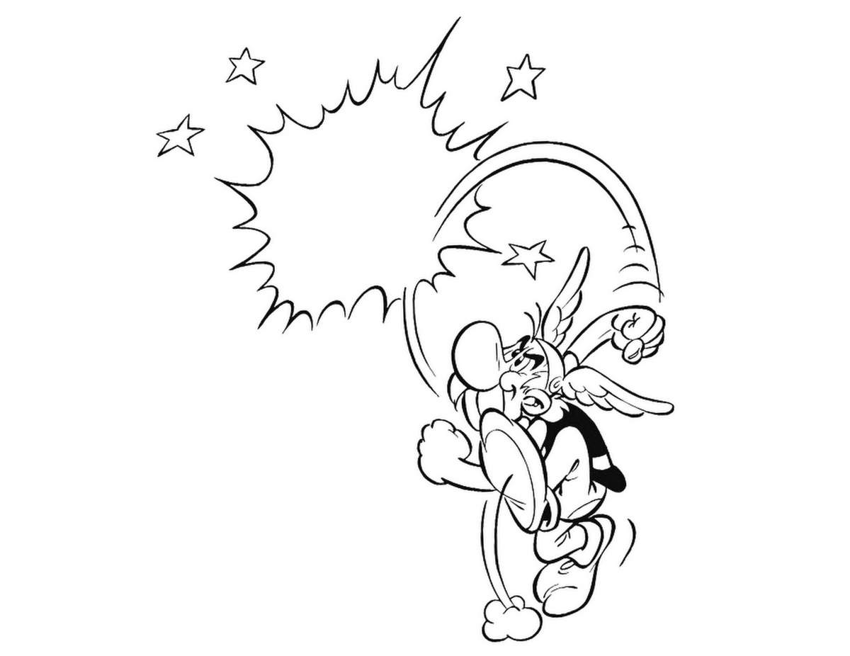 着色页: Asterix 和 Obelix (动画片) #24534 - 免费可打印着色页