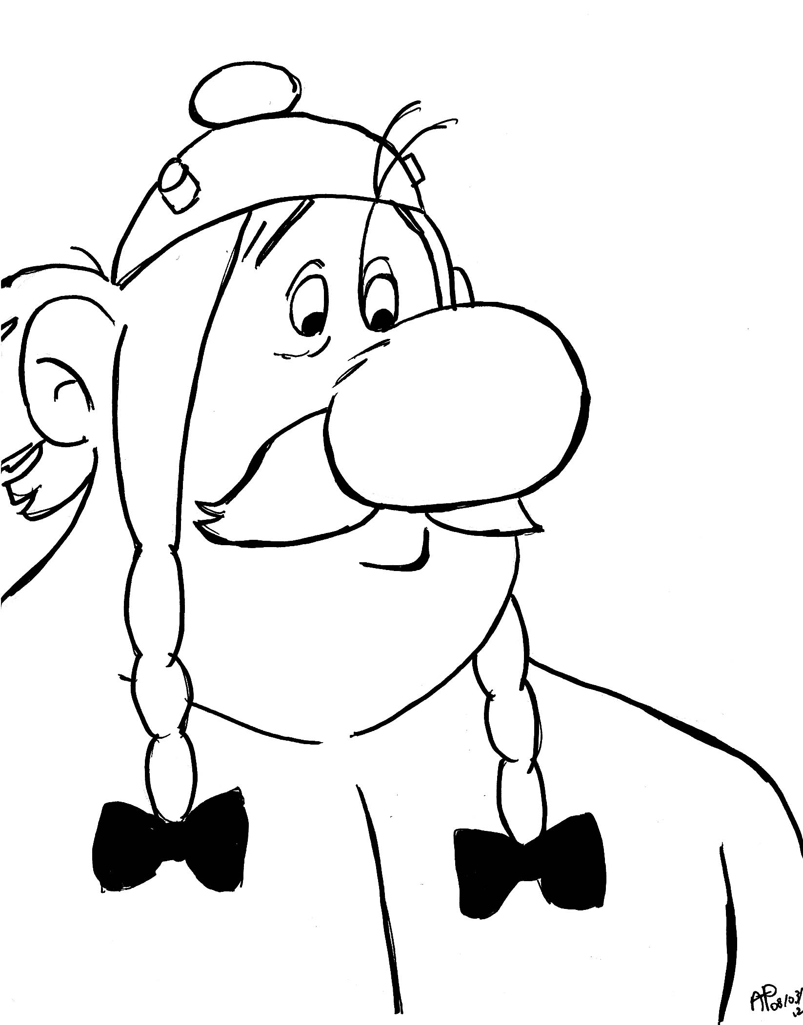 着色页: Asterix 和 Obelix (动画片) #24566 - 免费可打印着色页